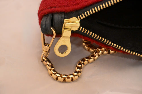 Hand Woven Handbag - Holiday Red