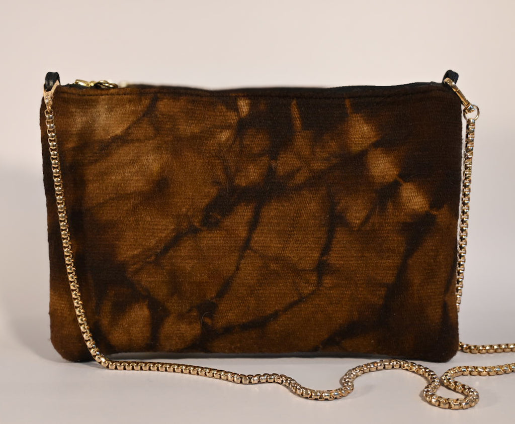 Hand Woven Handbag - Tobacco Brown