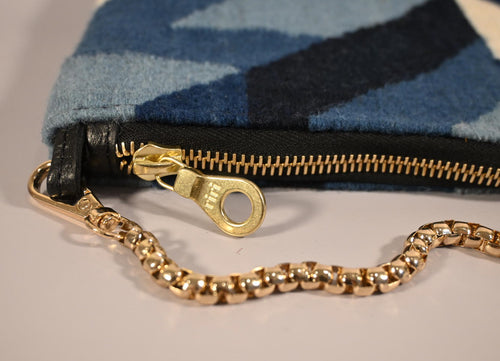 Hand Woven Handbag - Indigo Quilt