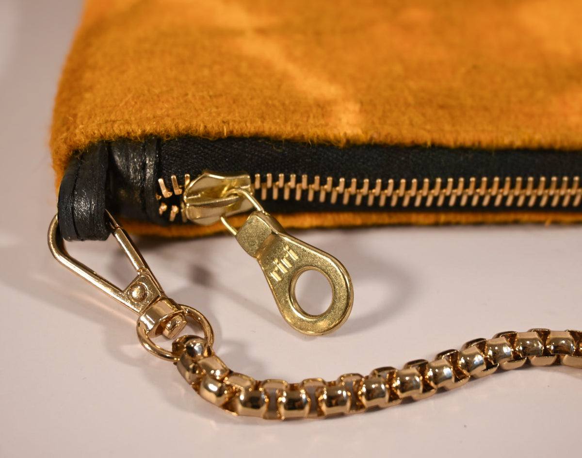Hand Woven Handbag - Antique Gold