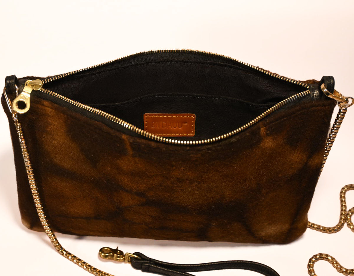 Hand Woven Handbag - Tobacco Brown