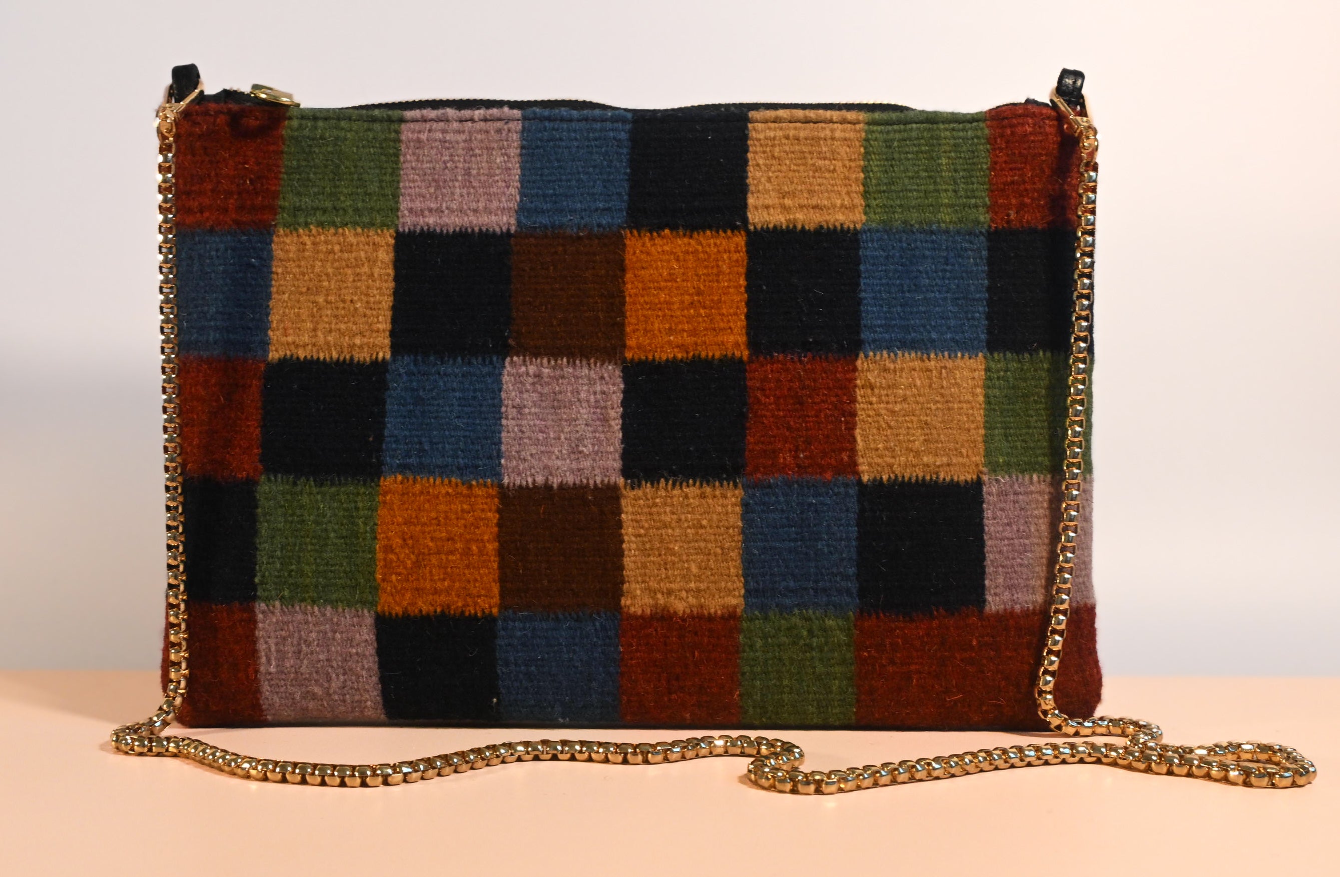 Hand Woven Handbag - Sunrise Patchwork
